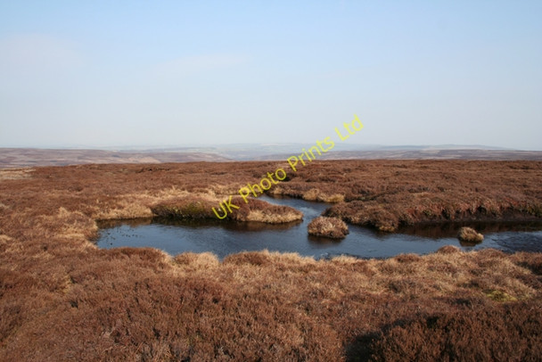 Photo 6"x4" Ewden valley from Margery Hill Margery Hill c2007