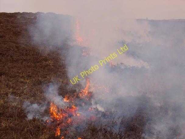 Photo 6"x4" Muirburn on Waternish Sgoir Beag c2007