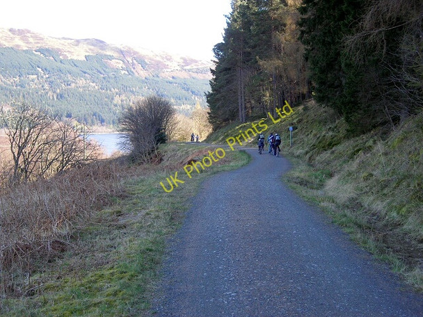 Photo 6"x4" Callander to Strathyre Cycle Route Ardchullarie More c2007