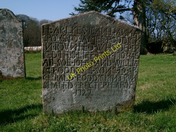Photo 6"x4" Gravestone Hoddom Brydekirk c2007