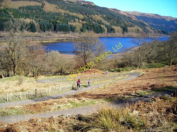 Photo 6"x4" Zigzags on Callander to Strathyre Cycleway Strathyre\/NN5617 c2007
