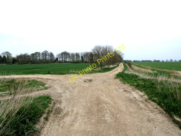 Photo 6"x4" Track near White House Farm, March Coldham\/TF4302 c2007