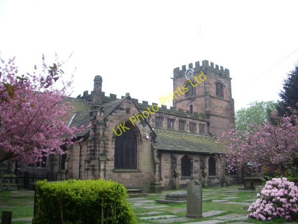 Photo 6"x4" St Mary's The parish Church of Cheadle. Cheadle\/SJ8688 c2007