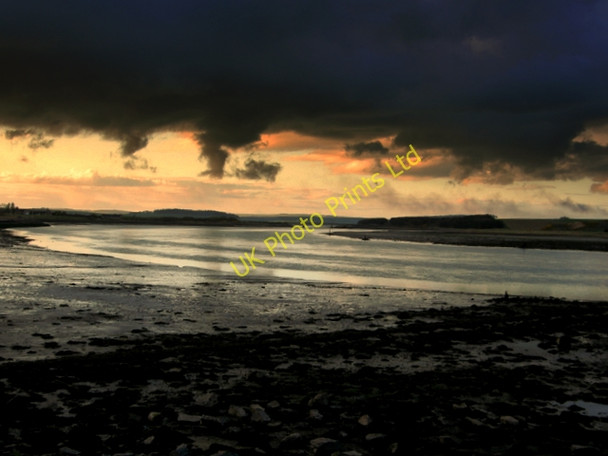 Photo 6"x4" Evening showers across the Ythan Estuary Newburgh\/NJ9925 c2007