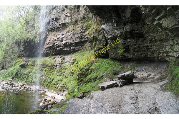 Photo 6"x4" Behind Henrhyd waterfall Coelbren c2007