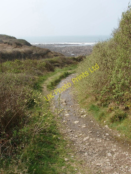 Photo 6"x4" Wanson Mouth and coast path Wanson c2007