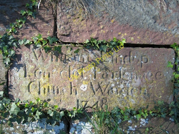 Photo 6"x4" Inscribed Stone at Coddington St Mary Coddington\/SJ4555 c2007