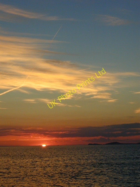 Photo 6"x4" Sunset over St Bride's Bay Broad Haven\/SM8613 c2001