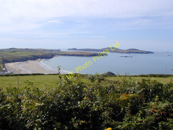 Photo 6"x4" Whitesands Bay from north of Porth Lleuog Treleddyd-fawr c1999