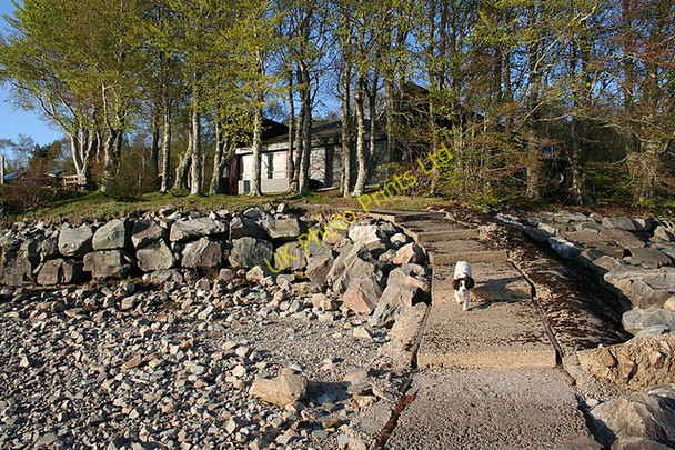 Photo 6"x4" Steps to the loch from Lairg Anglers' Club house. Lairg Muir c2007