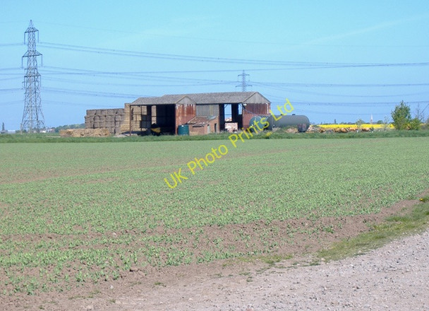 Photo 6"x4" Farm buildings near Amcotts Amcotts c2007