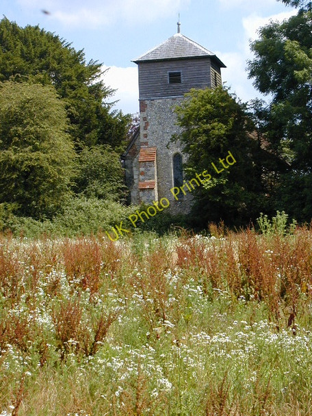 Photo 6"x4" Up Marden Church Up Marden c2002
