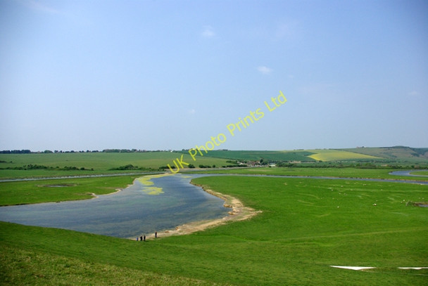 Photo 6"x4" Cuckmere meander Exceat c2007