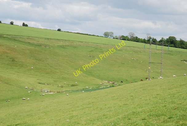 Photo 6"x4" Looking down into Coombe Bottom Turnworth c2007