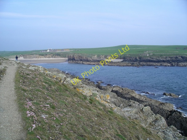 Photo 6"x4" Cliff top, Porth Trecastell Bryn Du\/SH3472 c2007