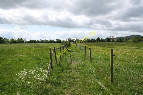 Photo 6"x4" Footpath to Castlemorton Common Marl Bank c2007