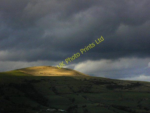 Photo 6"x4" Lose Hill from Peveril Castle Edale End c2004