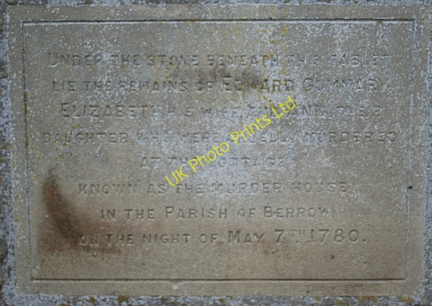 Photo 6"x4" Murder, Berrow Church Berrow\/SO7934 c2007