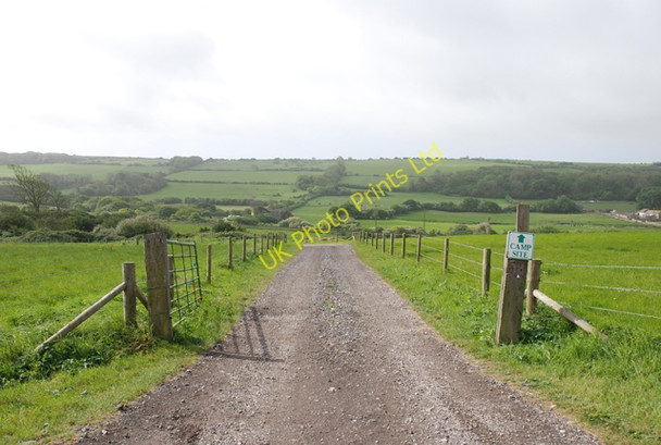 Photo 6"x4" Entrance to Woodyhyde Farm and camp site Harman's Cross c2007