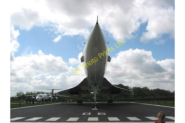 Photo 6"x4" BA Concorde - Manchester Aviation Viewing Park Thorns Green c2004
