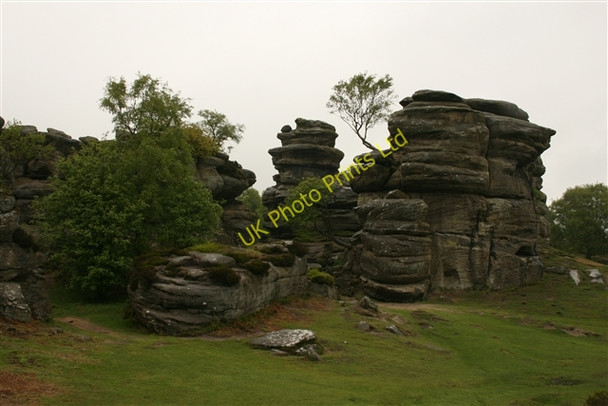 Photo 6"x4" Brimham Rocks Smelthouses c2007