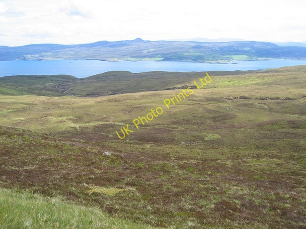 Photo 6"x4" Moorland above Upper Ollach Upper Ollach c2007