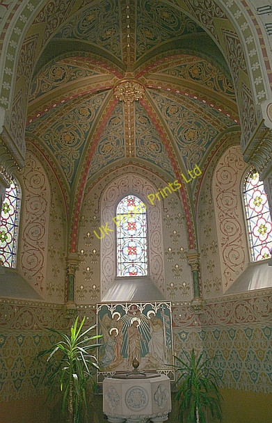 Photo 6"x4" Baptistry, St. Wulstan's Church Upper Welland c2007