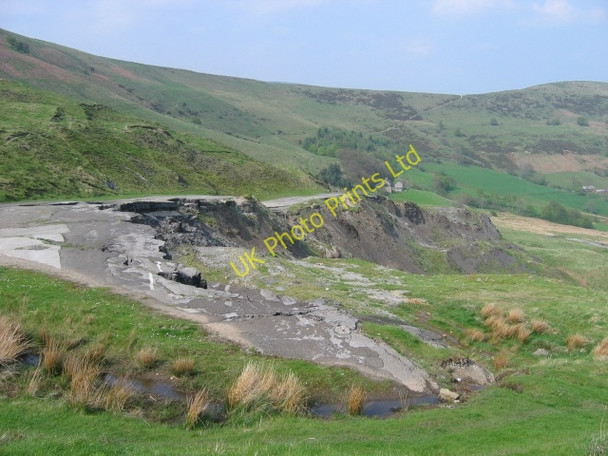 Photo 6"x4" Mam Tor landslip Barber Booth c2004