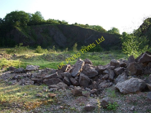 Photo 6"x4" Cefn Onn Quarry in evening light Caerphilly\/Caerffil c2007