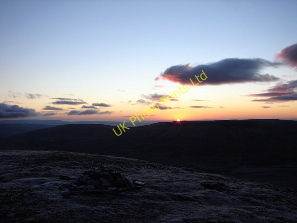 Photo 6"x4" The Winter Sun Rises Over Fountains Fell Fountains Fell Tarn c2007