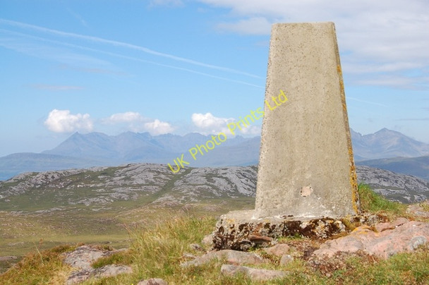 Photo 6"x4" Summit of Sgorach Breac Drumfearn\/Druim Fhearna c2007