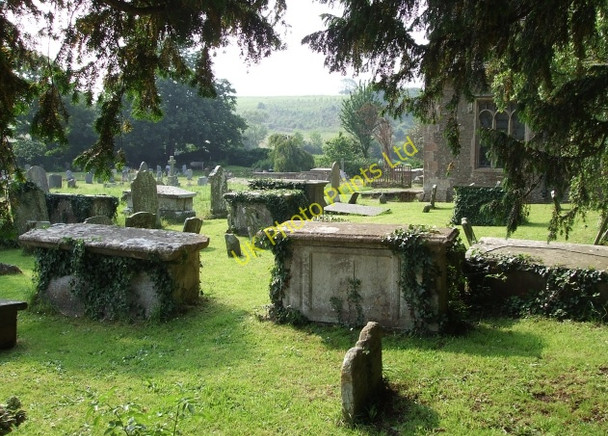 Photo 6"x4" Table tombs a-plenty Westerleigh c2007