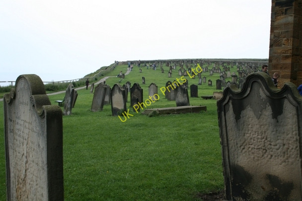 Photo 6"x4" St Marys Graveyard, Whitby. Whitby\/NZ8910 c2007