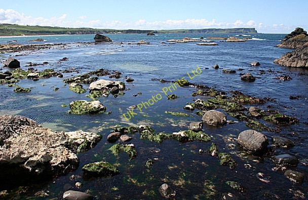 Photo 6"x4" White Park Bay Ballintoy c2007