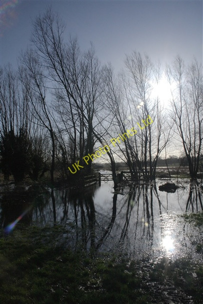 Photo 6"x4" Marston Marshes in flood Eaton\/TG2106 c2007 P1