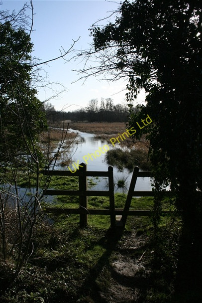 Photo 6"x4" Marston Marshes in flood Eaton\/TG2106 c2007 P4