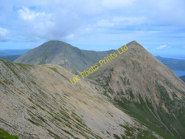 Photo 6"x4" View north from Beinn Dearg Mheadhonach Sconser c2007