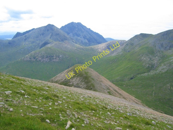 Photo 6"x4" View south from Beinn Dearg Mheadhonach Sconser c2007