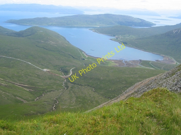 Photo 6"x4" View east from Beinn Dearg Mheadhonach Sconser c2007