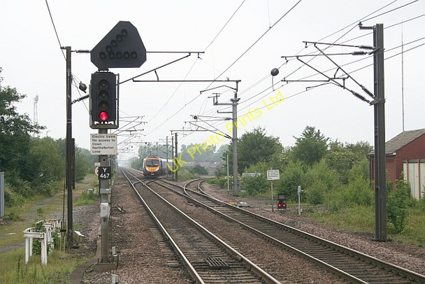Photo 6"x4" Railway Junction, North of Northallerton Station. Northallerton c2007