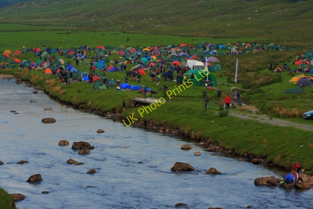 Photo 6"x4" Temporary Campsite at Pubil Cashlie c2007
