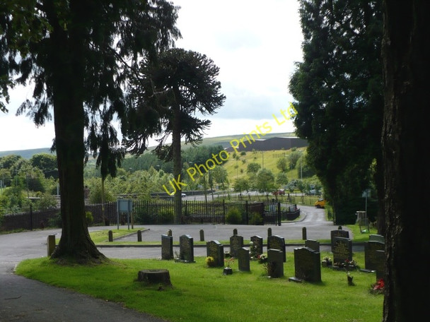 Photo 6"x4" Entrance to Rhymney Cemetery Rhymney\/Rhymni c2007
