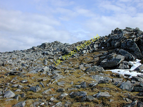 Photo 6"x4" Summit of Beinn Liath Mhor Fannaich Beinn Liath Mh\u00f2r Fannaich c2004