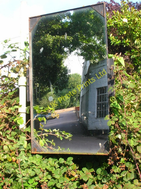 Photo 6"x4" Reflections on Rattington Street Chartham c2007