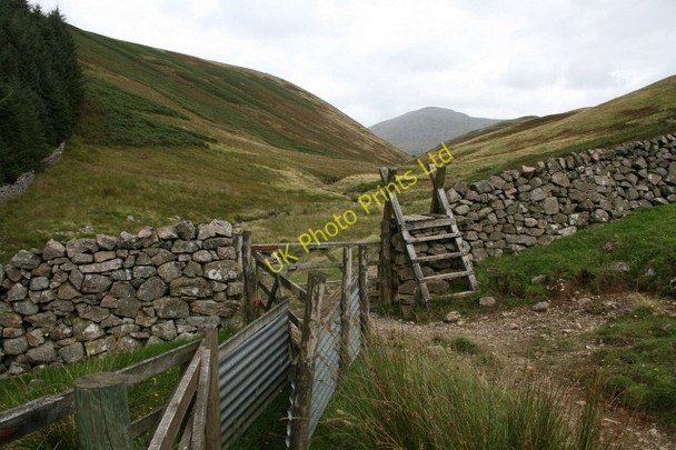 Photo 6"x4" Gate and Ladder Stile in Miterdale. Boot c2007