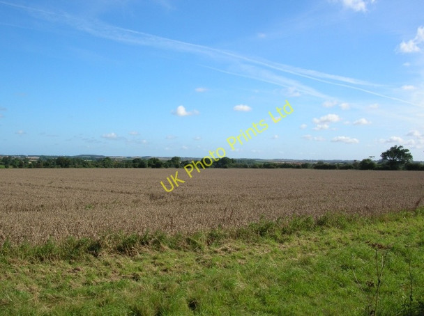 Photo 6"x4" Across Farmland to Great Walsingham Little Walsingham c2007