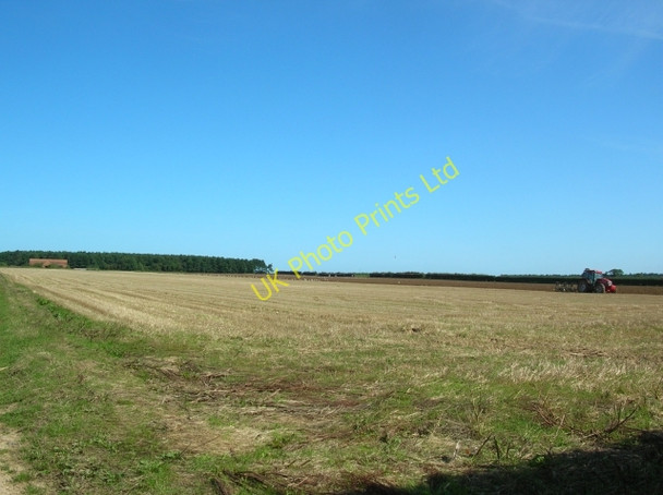 Photo 6"x4" Ploughing at Egmere farm Egmere c2007