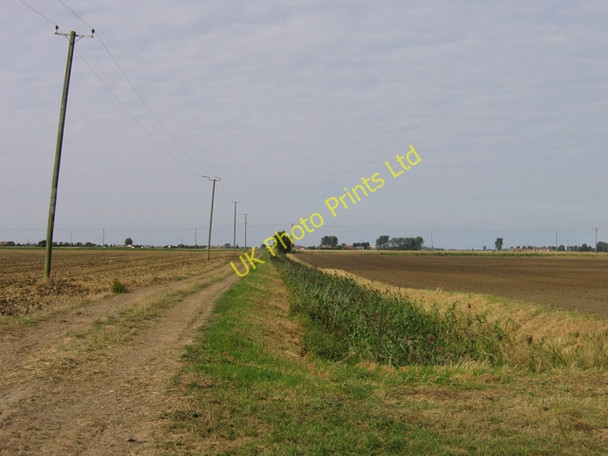 Photo 6"x4" Bed of Turves-Benwick goods branch, Whittlesey, Cambs Flood's Ferry c2007 P1