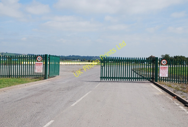 Photo 6"x4" Entrance to Airfield (Disused) at Henstridge Marsh Henstridge Marsh c2007