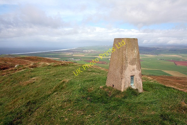 Photo 6"x4" Trig Pillar on Tirfergus Hill. Drumlemble c2007 P1